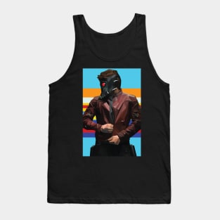 Star Lord Triangle (with background) Tank Top